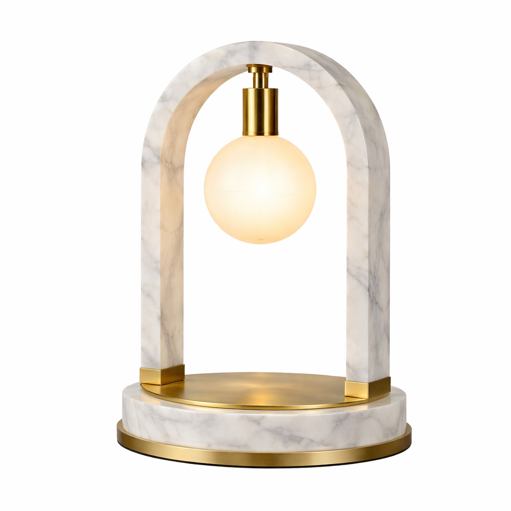 Melvioran™ Arc Marble Table Lamp